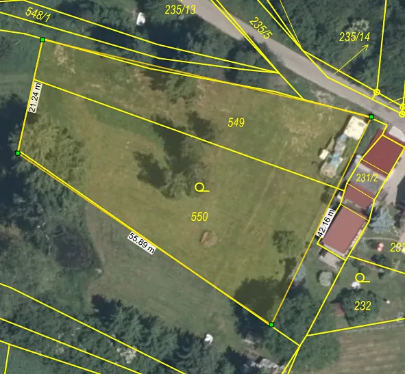 Prodej stavebního pozemku 1760 m²